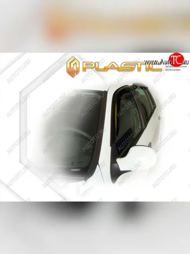 Ветровики дверей CA-Plastic (Classic полупрозрачный) Renault Symbol  седан (2006-2008) LB 2-ой рестайлинг