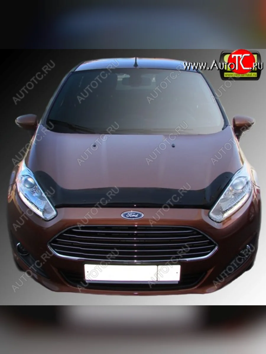 Дефлектор капота SIM Ford Fiesta 6 хэтчбэк 3 дв. рестайлинг (2012-2019)  в Керчи Республика Крым