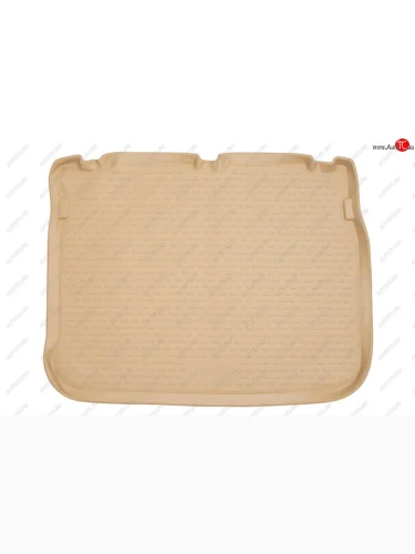 Коврик багажника (полиуретан) Element (Бежевый) Renault Scenic  2 (2003-2009)