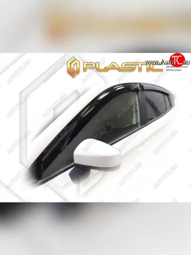 Дефлектора окон CA-Plastic (Classic полупрозрачный) Subaru Impreza  GT (2019-2025) хэтчбэк рестайлинг