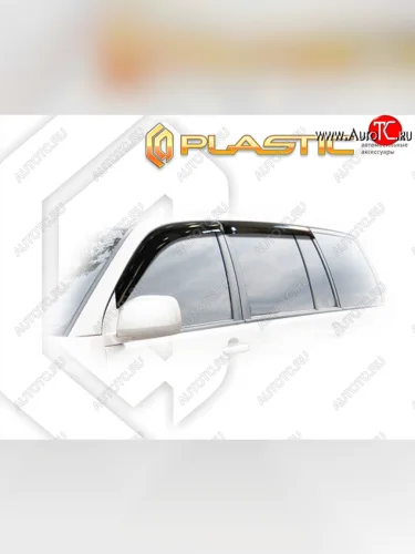 Дефлектора окон CA-Plastic (Classic полупрозрачный) Toyota Kluger  XU20 (2003-2007) рестайлинг