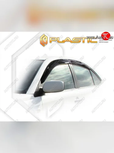 Дефлектора окон CA-Plastic (Classic полупрозрачный) Toyota Premio T240 дорестайлинг (2001-2004)