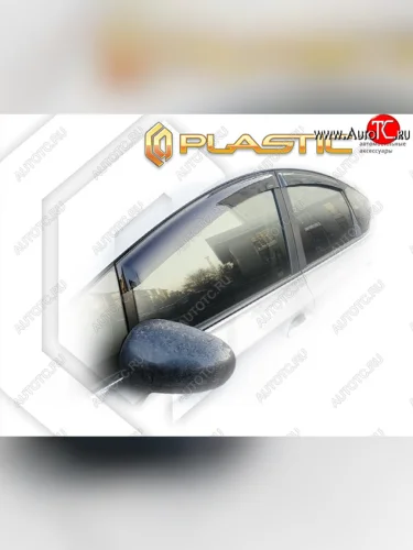 Дефлектора окон CA-Plastic (Classic полупрозрачный) Toyota Prius Alfa лифтбек рестайлинг (2011-2015)