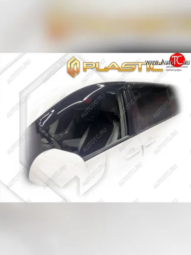 Дефлектора окон CA-Plastic (Classic полупрозрачный) Toyota Sienna  XL30 (2010-2017) дорестайлинг