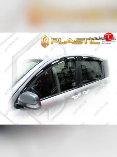 Дефлектора окон (Dice) CA-Plastic (Classic полупрозрачный) Toyota Sienta Dice (2011-2015) хэтчбек 5 дв.