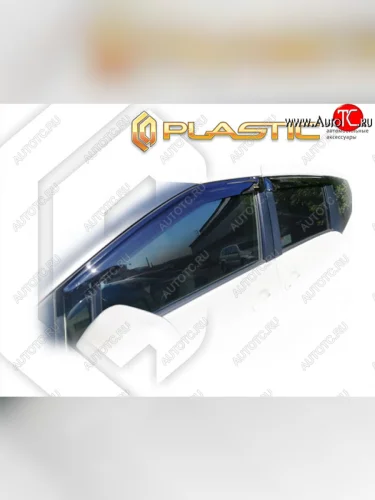 Дефлектора окон CA-Plastic (Classic полупрозрачный) Toyota Sienta  XP170 (2015-2025) дорестайинг, 1-ый рестайлинг