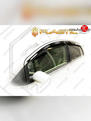 Дефлектора окон CA-Plastic (Classic полупрозрачный) Toyota Vitz XP90 хэтчбэк 5 дв. дорестайлинг (2005-2007)
