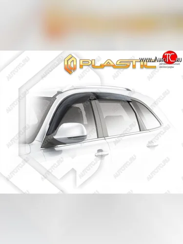 Дефлектора окон CA-Plastic (Classic полупрозрачный) Zotye T600 (2014-2021)