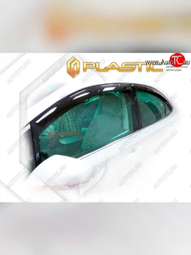 Дефлектора окон CA-Plastic (Classic полупрозрачный) Toyota Sai (2009-2013) дорестайлинг