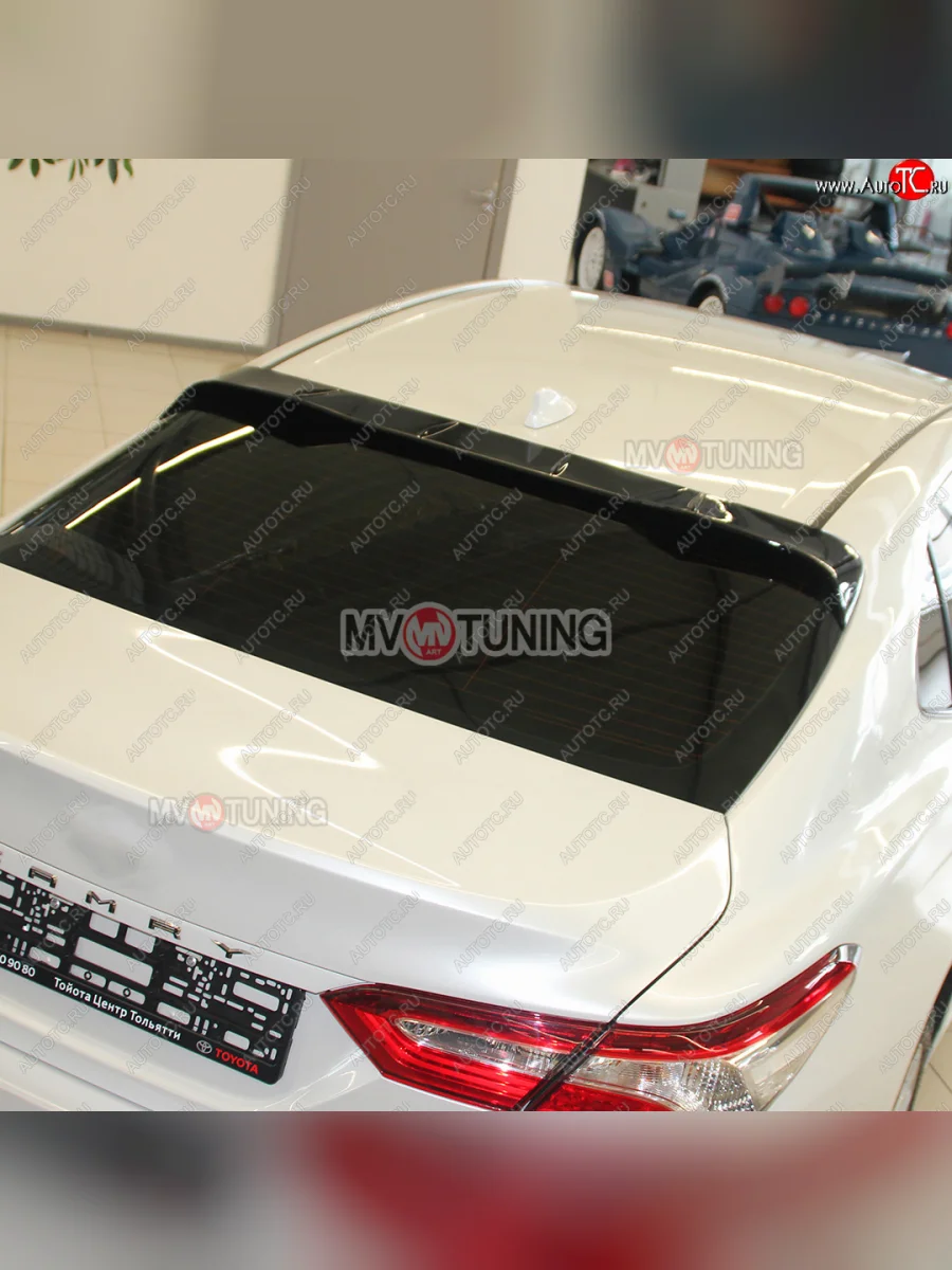 Козырек на заднее стекло MV-Tuning  Toyota Camry (2017-2025) XV70 (Неокрашенный)  с доставкой в г. Керчь