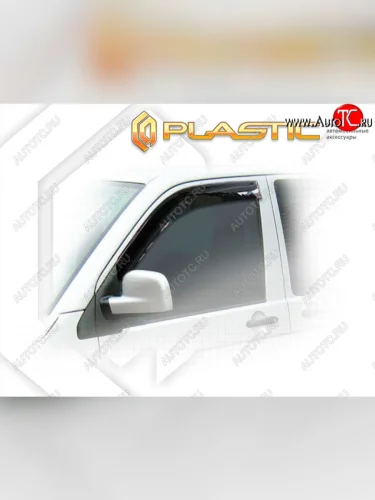 Ветровики дверей CA-Plastic (Classic полупрозрачный) Volkswagen Multivan T5  дорестайлинг (2003-2009)