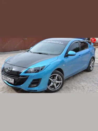 Реснички на фары MV-Tuning Mazda 3/Axela  BL (2009-2013) дорестайлинг седан, дорестайлинг, хэтчбэк 5 дв., рестайлинг седан, рестайлинг, хэтчбэк