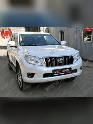 Реснички на фары JAOS Toyota Land Cruiser Prado  J150 (2009-2013) дорестайлинг