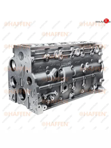 Блок цилиндров (6ISBe, 6ISDe V=6.7) HAFFEN Avia D120, CASE D120, Dynapac CA300D, CA500D, CA600D, CA610D, Higer KLQ 6128, KLQ 6129, Hyundai R130, R140, Robex 1300W, Samsung MX132, Yutong MX132, Zhongtong Creator LCK6125H, КАВЗ Creator LCK6125H, КамАЗ 4308, 43255, 53605, 65115, ЛиАЗ 5256, НЕФАЗ 5256, ПАЗ 3204 (Vector,  Vector Next), 3205