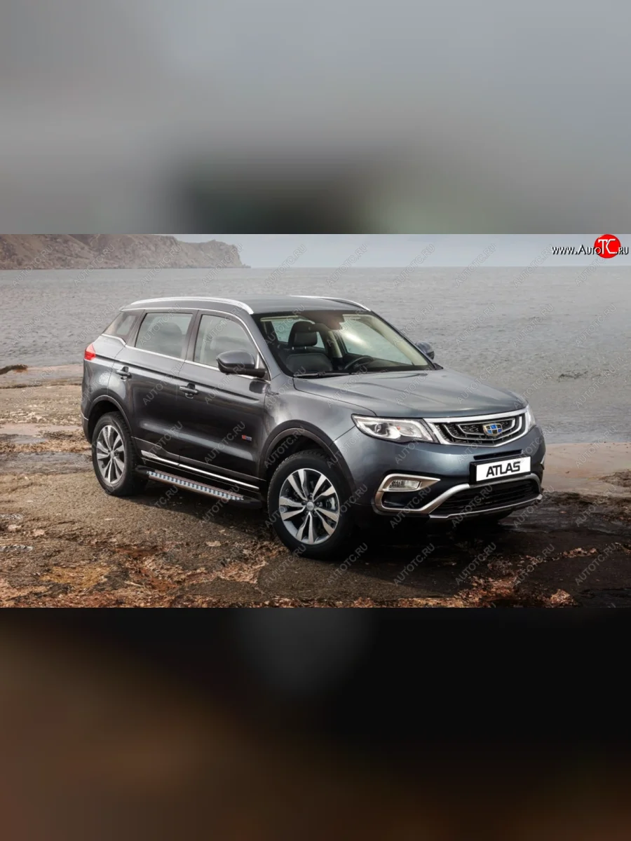 Защита порогов Arbori Geely Atlas NL3 (2016-2022)  с доставкой в г. Керчь