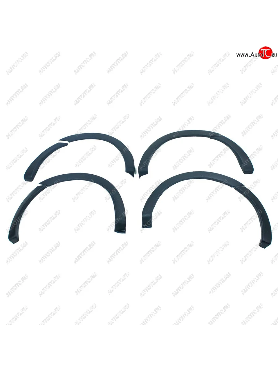 Накладки на арки Cross Лада ВАЗ Калина 2192 хэтчбек (2013-2018) (Поверхность текстурная)  в Воронеже Воронежской области