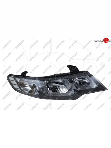 Фара передняя правая NSP (черная) KIA Cerato 2 TD седан (2008-2013)