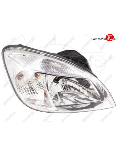 Фара передняя правая (хром) NSP KIA Rio 2 JB дорестайлинг седан (2005-2009)