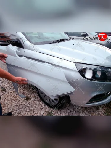 Переднее правое пластиковое крыло АвторитетПласт Лада ВАЗ Веста ( 2180,  SW 2181) - Веста NG ( 2180,  SW 2181)