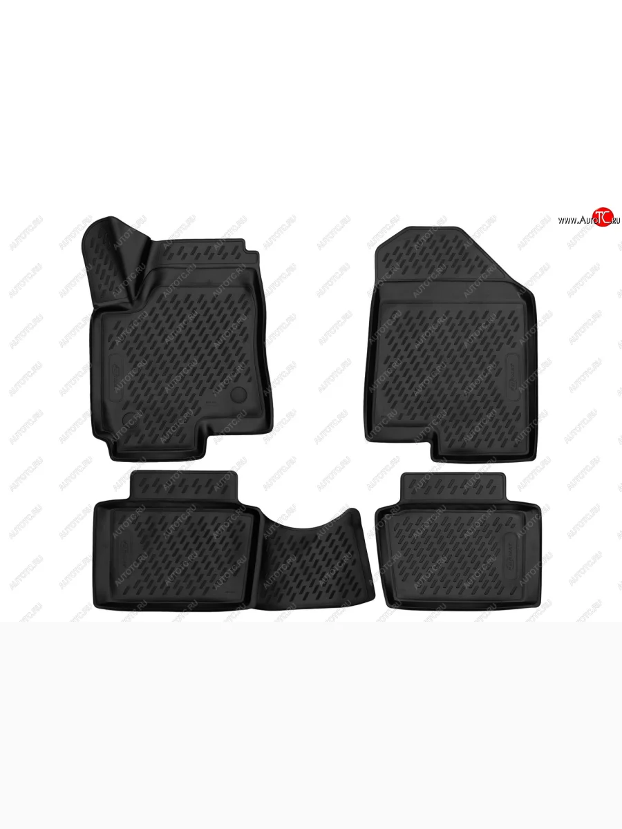 Коврики салона (повышенная износостойкость) FORMAT 3D Changan CS35 (2012-2021) (Чёрные)  в Керчи Республика Крым