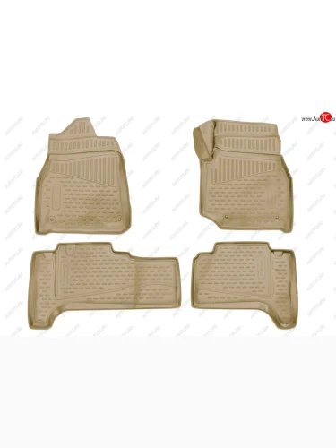 Коврики салона (полиуретан) Element 3D (Бежевые) Toyota Land Cruiser  J105 (1998-2007)