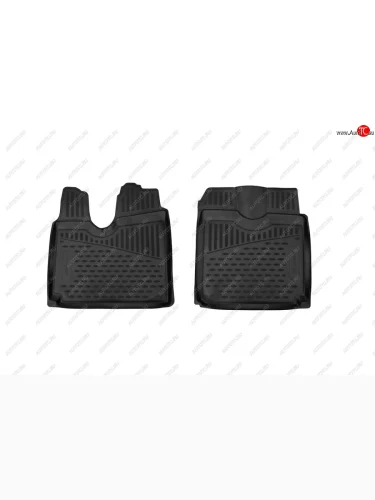 Коврики салона (полиуретан) Element 3D (Чёрные) MAN TGS (2011-2025)