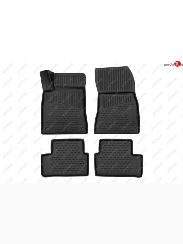 Коврики салона (полиуретан) Element 3D (Чёрные) Mercedes-Benz CLA class  C118 (2019-2025)  седан