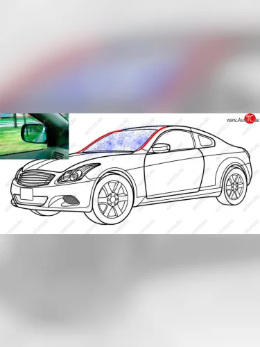 Водостоки (дефлектора) лобового стекла Стрелка 11 Toyota LiteAce Noah (1996-2001)