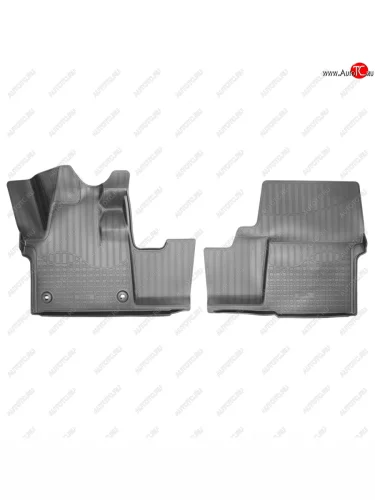 Коврики салона (передняя пара) Unidec (Чёрные) Peugeot Traveller K0 L2 дорестайлинг (2016-2024)