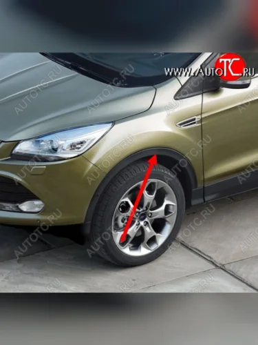 Молдинг передней левой арки крыла под датчик INPART Ford Kuga 2 дорестайлинг (2013-2016)