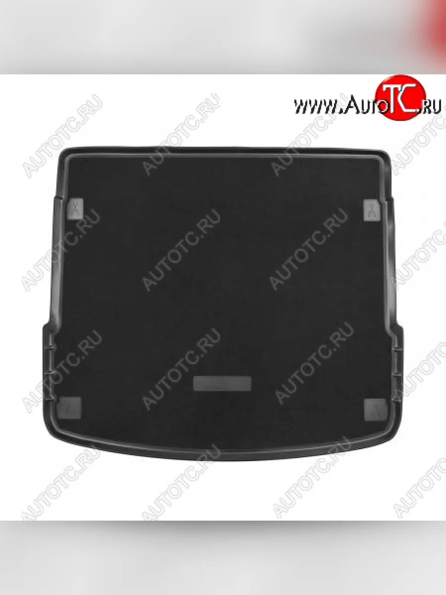 Коврик багажника (комбинированый) Norplast Unidec Audi Q5 FY дорестайлинг (2017-2020) (Чёрный)  в Перми Пермском крае