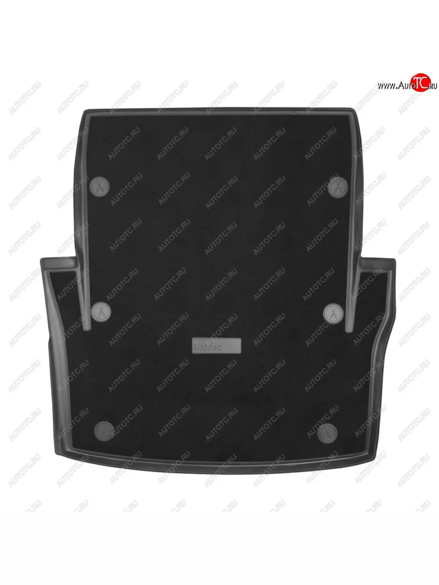 Комбинированый коврик багажника Unidec BMW 3 серия F30 седан дорестайлинг (2012-2015) (Чёрный)  в Перми Пермском крае