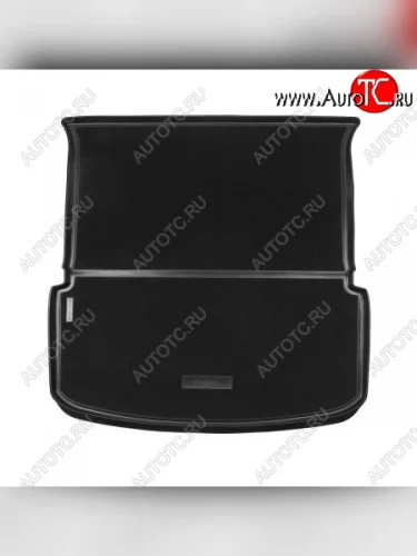 Комбинированый коврик багажника (сложенный 3 ряд) Unidec (Чёрный) EXEED VX дорестайлинг (2020-2023)