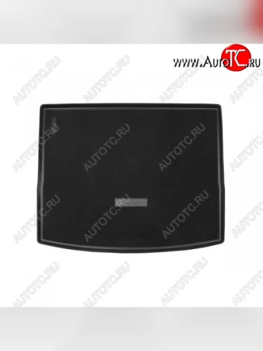 Комбинированый коврик багажника (полный привод 4х4 с органайзером) Unidec (Чёрный) Skoda Karoq NU7 дорестайлинг (2017-2021)