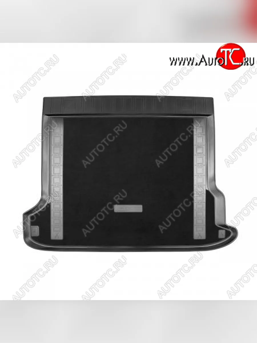 Комбинированый коврик багажника (5 мест) Unidec Toyota Land Cruiser Prado J150 2-ой рестайлинг (2017-2020) (Чёрный)  в Воронеже Воронежской области