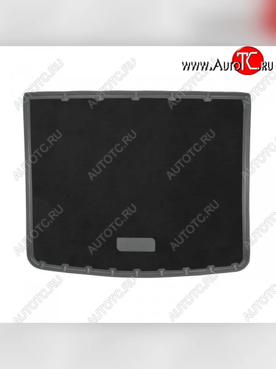 Комбинированый коврик багажника (2-х зонный климат контроль) Unidec Volkswagen Touareg 2 NF дорестайлинг (2010-2014) (Чёрный)  в Керчи Республика Крым