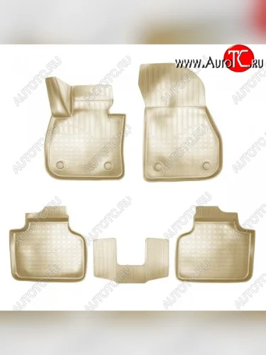 Коврики салона Unidec (Бежевые) BMW 2 серия F45 Active Tourer рестайлинг (2018-2020)