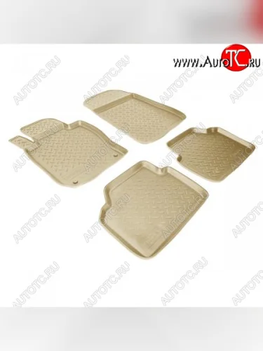 Коврики салона Unidec (Бежевые) BMW 3 серия E90 седан дорестайлинг (2004-2008)