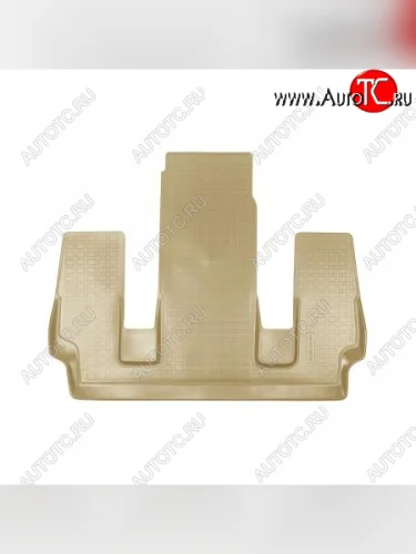 Коврик салона (3 ряд 6 мест) Unidec (Бежевый) Cadillac XT6 C1TL (2019-2025)