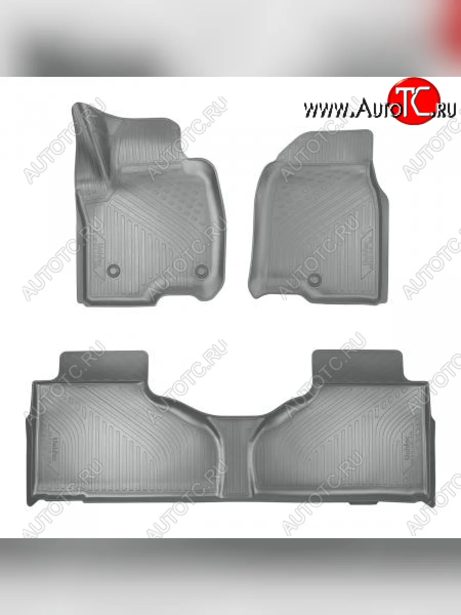 Коврики салона (1 и 2 ряд) Unidec Chevrolet Tahoe GMT T1XX   (2019-2022) (Серые)  в Керчи Республика Крым