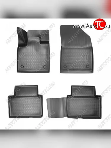 Коврики салона Unidec (Чёрные) EXEED VX дорестайлинг (2020-2023)