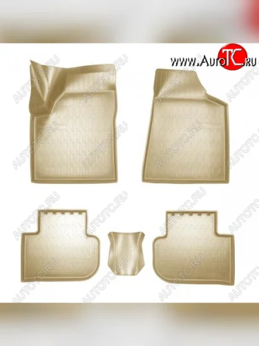 Коврики салона Unidec (Бежевые) FAW Bestune T77 дорестайлинг (2018-2022)