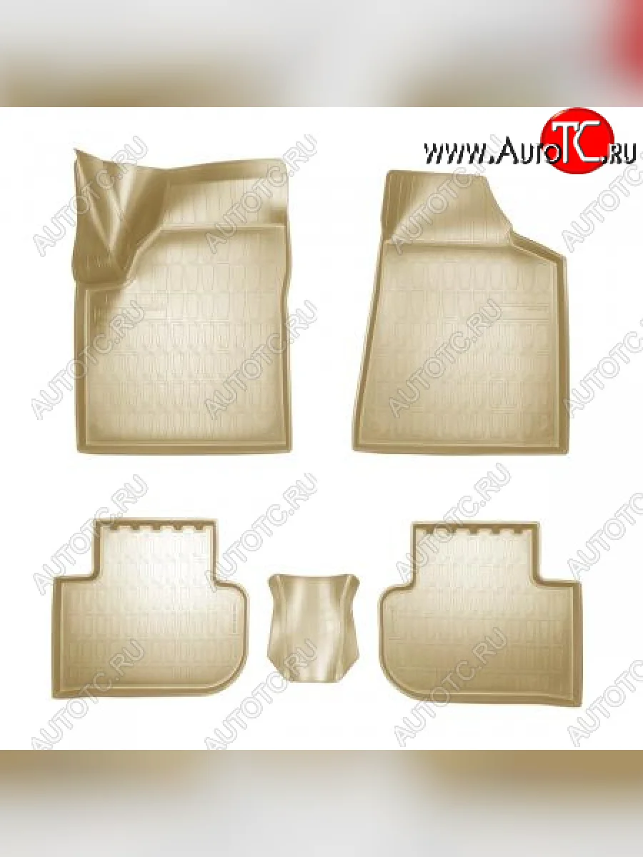 Коврики салона Unidec  FAW Bestune T77 (2018-2022) (Бежевые)  в Самаре Самарской области