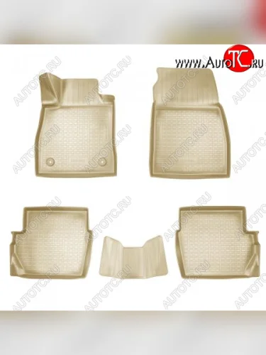 Коврики салона Unidec (Бежевые) Ford Fiesta B479 хэтчбэк 5 дв. (2017-2022)