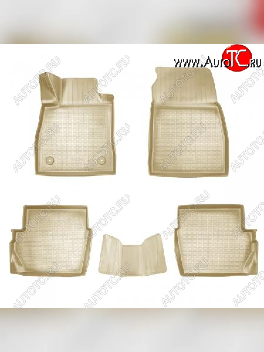 Коврики салона Unidec Ford Fiesta B479 хэтчбэк 5 дв. (2017-2022) (Бежевые)  с доставкой в г. Керчь
