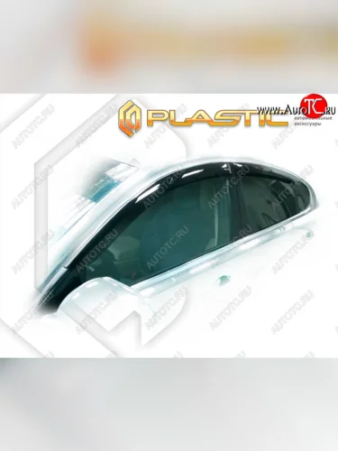 Дефлектора окон CA-Plastic (Classic полупрозрачный) Jaguar XF X250 седан (2007-2015)