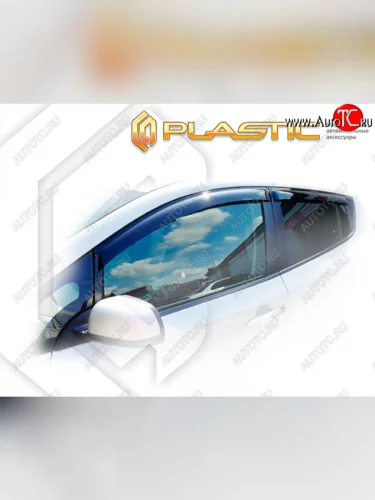 Дефлектора окон CA-Plastic (Classic полупрозрачный) Nissan Leaf 1 (ZE0) (2009-2017)