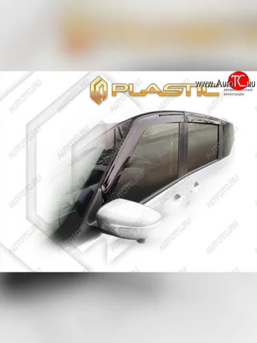 Дефлектора окон CA-Plastic (Classic полупрозрачный) Nissan Serena  C27 (2016-2019) минивэн дорестайлинг