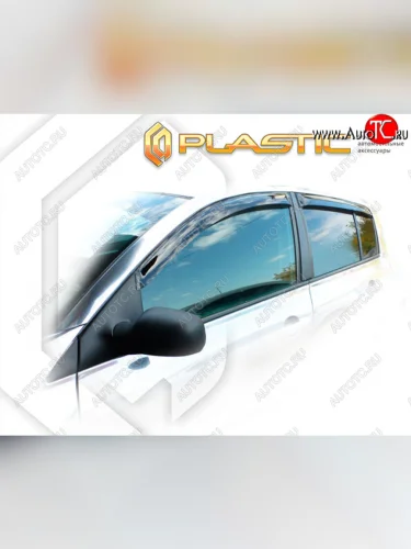 Дефлектора окон CA-Plastic (Classic полупрозрачный) Renault Megane  хэтчбэк 5 дв. (2002-2006)  дорестайлинг