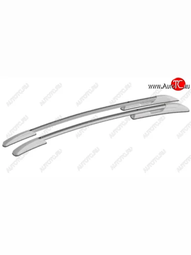 Рейлинги АПС (Серебристые без поперечин) Лада ВАЗ XRAY (2016-2022)